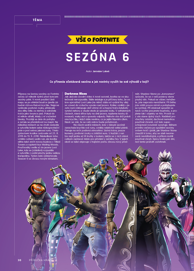 Úkázková stránka - sezóna 6