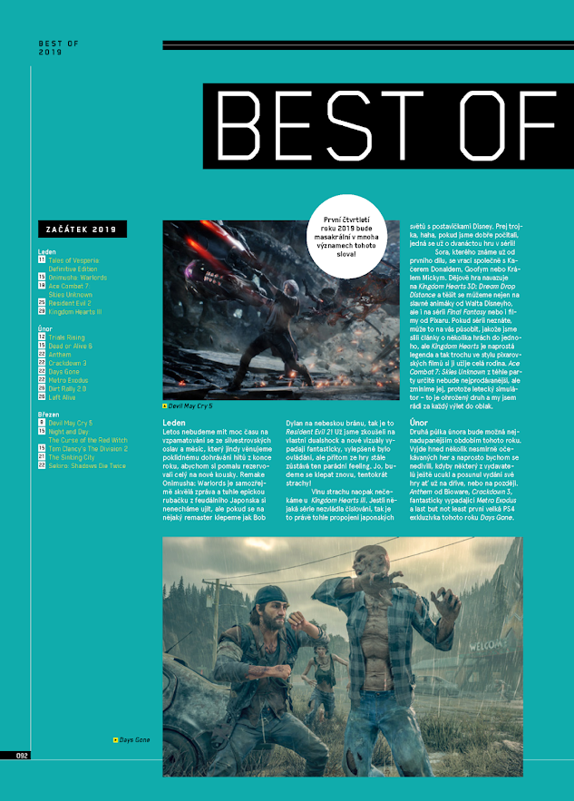 Úkázková stránka - Best of