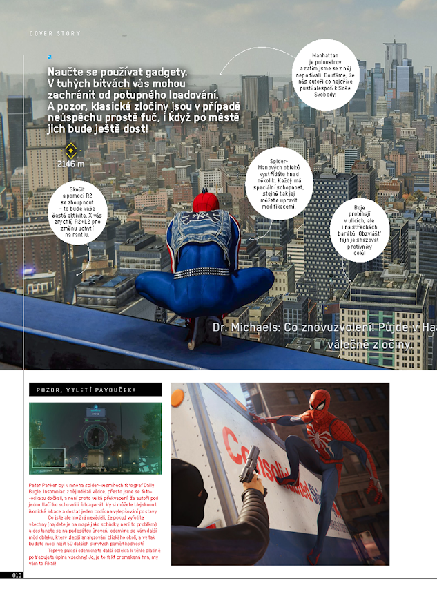 Úkázková stránka - Spiderman